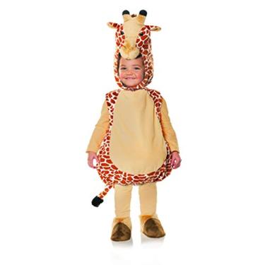 Imagem de UNDERWRAPS Fantasia de girafa fofa para bebês meninas – Girafa Belly Babies, Marrom, M