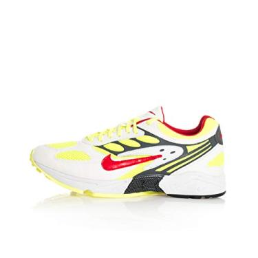 Imagem de Nike Tênis de corrida masculino, Multicolorido, branco, átomo, vermelho, neon, amarelo, cinza escuro, 100, 9