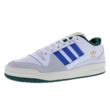 Imagem de adidas Tênis masculino Forum Low, Branco puro/pássaro azul/verde, 43