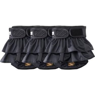 Imagem de VUNCESSIN fraldas reutilizáveis ​​para cães femininas laváveis, fraldas premium para cadelas, pacote de 3, fraldas extra grandes altamente absorventes para cães para calor, incontinência e t