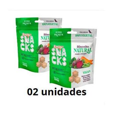 Imagem de Kit Peticos para cães vegano Quatree Snacks Biscoito Natural Vegan 150