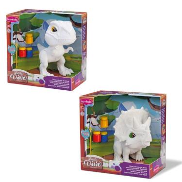 Imagem de Kit 2 Bonecos Dinossauros Pintura Bambola