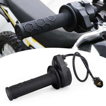 Imagem de URLWALL Acelerador de acelerador elétrico com cabos para Sur Ron Ultra Bee, punhos de acelerador Surron originais duráveis de alta precisão, acelerador eletrônico de bicicleta para acessórios Surron