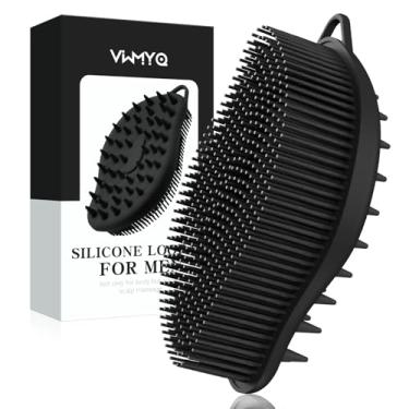 Imagem de VWMYQ Bucha De Silicone - Esfoliante Corporal, Macia Dupla Face Para Limpeza E Massagem, Escova Banho Suave Que Faz Espuma Em Todos Os Tipos Pele