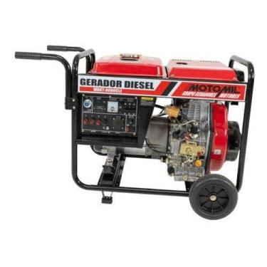Imagem de Gerador a Diesel MDGT-8000CLE - 7,5KVA Trifásico MOTOMIL, 380v