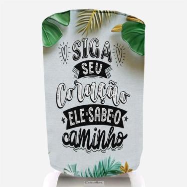 Imagem de Capa Para Galão de Água 20 Litros Siga o Seu Coração  Novadecora
