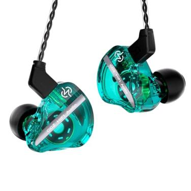 Imagem de CCZ DC01 PRO in Ear Monitor, Fones de ouvido para jogos com fio, graves ultra-fortes, gancho de ouvido personalizado, cabo destacável 4N OFC, fone de ouvido IEM com cancelamento de ruído para