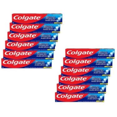 Imagem de Mini Pasta de Dente Colgate Máxima Proteção Anticáries 30g Kit com 12