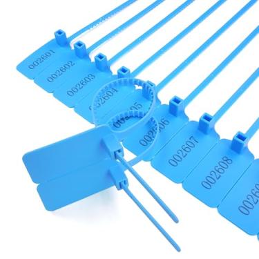 Imagem de Selo de plástico descartável, à prova de adulteração, antifurto, selo de segurança logística, sapatos, roupas, bolsas, fivela de etiqueta de saco antiadulteração, etiqueta de envio, selos de caminhão