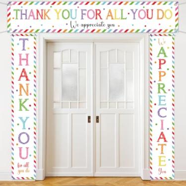 Imagem de Tingjoo 3 peças Housekeepiong faixa de apreciação técnica cirúrgica decoração de festa apreciação de funcionários decoração de pano de fundo de festa obrigado pela dedicação trabalho duro fornecimento