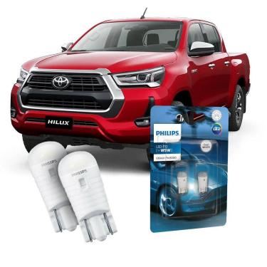Imagem de Par Lâmpada Led Farolete Hilux Philips Ultinon