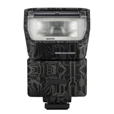 Imagem de HVL F28RM Anti-Scratch Camera Flash Vinyl Wrap Skins Protector Coat Decalques para Sony HVL F28RM Wraps Cover Sticker (Circuit Titanium)