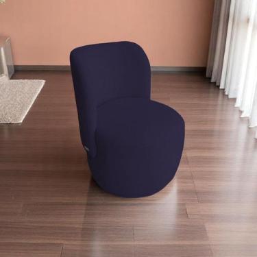 Imagem de Poltrona Organica Sala Recepção Bouclé Bia - Estopar