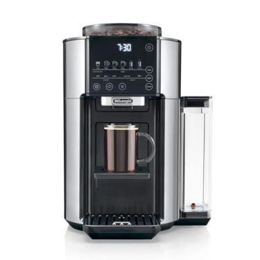 Imagem de De'Longhi Cafeteira de gotejamento embutida True Brew, moedor único, 227-680 g, café quente ou gelado, inoxidável, CAM51025MB
