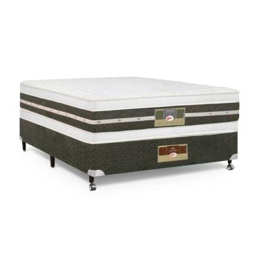 Imagem de Cama Box Casal Castor Silver Star Air Double Face Tecnopedic 138x188x61 + Box Castor