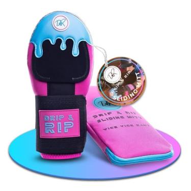 Imagem de Drip & Rip Luva deslizante juvenil para beisebol e softball, design de tapete deslizante de sorvete com proteção para as mãos - base de corrida, respirável, durável, ambidestro (vice-vice-bebê) - a