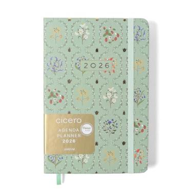 Imagem de AGENDA PLANNER CICEROS 2026 JARDIM DIARIA 14X21 VERDE
