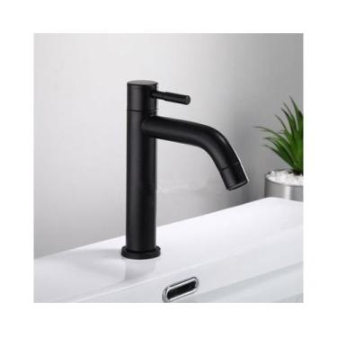 Imagem de Torneira Banheiro BWC Lavabo Roma Preta Maximametais