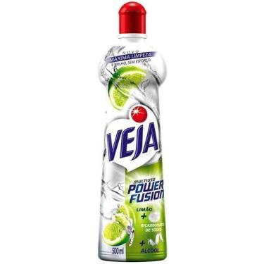 Imagem de Kit c/ 2 Veja Power Fusion - Limpador Multiuso, Limao, 500Ml