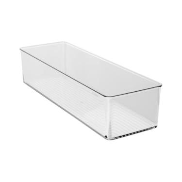 Imagem de Caixa Organizadora Poliestireno 45X15cm Para Manter Objetos No Armário Guarda Roupa (8)