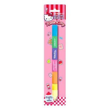 Imagem de Canetinha Hidrocor de Encaixe Hello Kitty 6 Cores - Leonora
