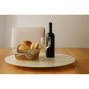 Imagem de Prato Giratório  80Cm Madeira Laminado - Amadeirado