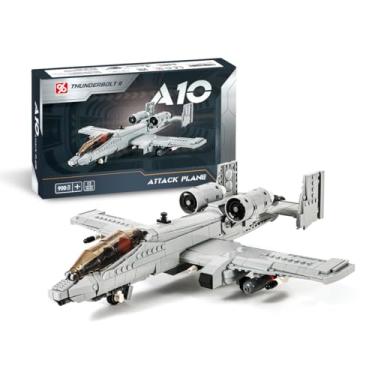 Imagem de DAHONPA A10 Warthog Attack Plane Military Series Building Bricks Set (900 Pcs) Air-Force Fighter Build Blocks Toy, Gift for Adult