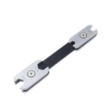 Imagem de Baoblaze Chave rotativa universal multifuncional com cabo ergonômico em aço carbono 8 em 1, chave ajustável para reparos automotivos domésticos e muito mais, Ajustável