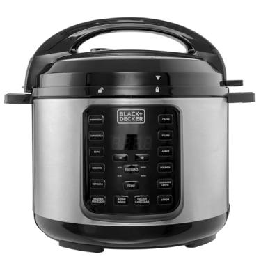 Imagem de BLACK +DECKER Panela de Pressão Elétrica 5L, 11 Funções Pré-Programadas, PP900G, 220V