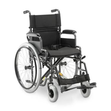 Imagem de Cadeira de Rodas Dobrável Dellamed em Aço 120KG D400 T46 5591