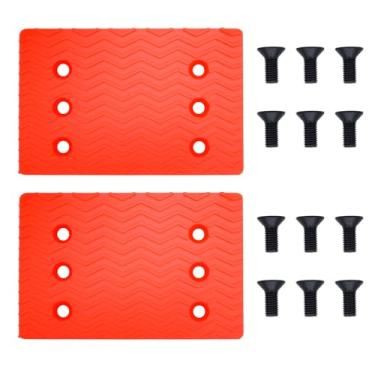 Imagem de GRYVOZE Almofada de borracha antiderrapante de substituição para braçadeira de elevação de laje de granito – Serve para levantadores de tesoura de pedra resistentes em forma de A, adequado para