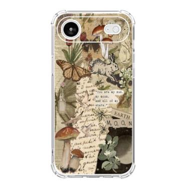 Imagem de Mofreore Capa de telefone Nature Aesthetic Cottagecore compatível com iPhone Air, capa de telefone de arte de scrapbook para iPhone Air