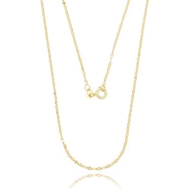 Imagem de Corrente Feminina Coffee 45cm 1,3mm Ouro 18k 750 Amarelo