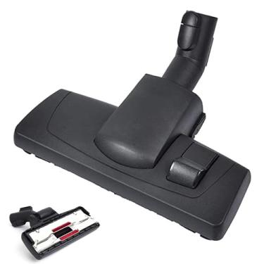 Imagem de Alrens Cabeça de escova de acessórios a vácuo para aspirador de pó Miele - Acessório de escova de piso de madeira com rodas para tapetes de pilha baixa e todos os pisos lisos - Serve para mangueira