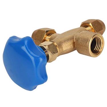Imagem de Eletrodomésticos Peças de Eletrodomésticos Válvula de Três Vias de Refrigeração Válvula de Conector de Encanamento de Melhoria Doméstica Adaptador de Manômetro de 1/4 para Ar