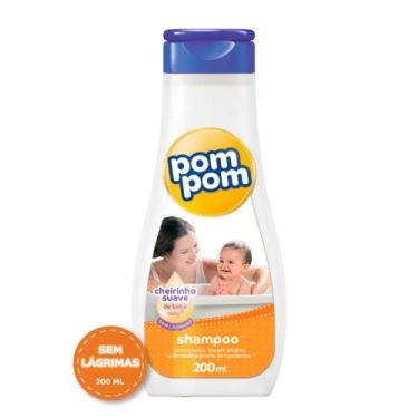 Imagem de Shampoo Pom Pom Cheirinho Suave Sem Lágrimas Bebê 200ML, 200ml