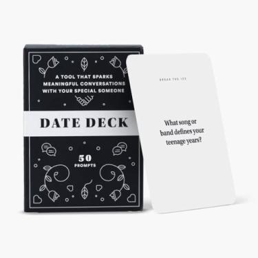 Imagem de BestSelf Date Deck – 50 Conversation Cards Engaging for Couples - Fun and Thought-Provoking Date Night Game - Playing Cards to Unlock Deeper Connection and Intimacy