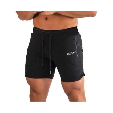 Imagem de Shorts De Corrida Masculinos 2024 Com Bolso Com Zíper, Calças De Muscu