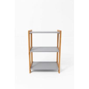 Imagem de Estante Vazada 3 Prateleiras - Outlet de Fabrica, cinza