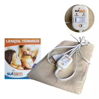 Imagem de Lençol térmico elétrico solteiro 220v 02 temperaturas Sulterm certificado INMETRO unico garantia 3 anos,
