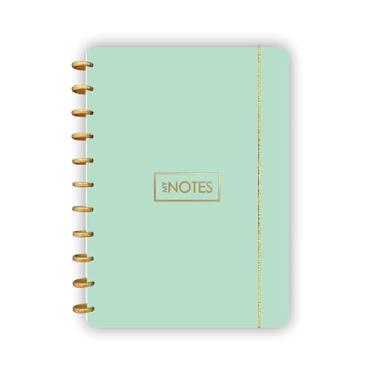 Imagem de Caderno de Disco Flex A4 Verde com 80 folhas abyara graf (tipo caderno inteligente)