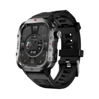 Imagem de Relógio Inteligente Militar Masculino 2025 IP68 5ATM Monitor De Fitnes