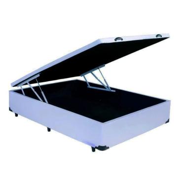 Imagem de Base Box Baú Universal Casal 43x188x138 Cor Branco