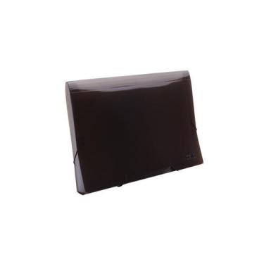 Imagem de Pasta sanfonada a4 c/12d line fume - DELLO