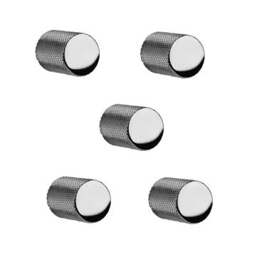 Imagem de Kit 5 Puxador Bali Granado Ponto Cromado Cr Zen Design