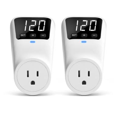 Imagem de Protetor de sobretensão BSEED 1800W para geladeira, TV, PC, pacote com