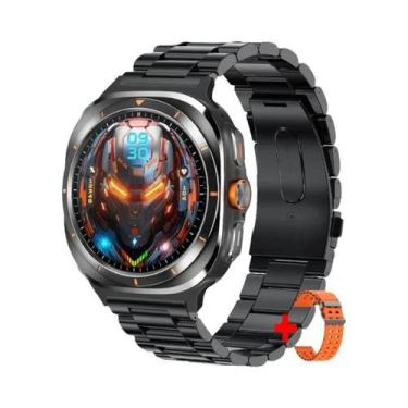Imagem de Smartwatch Ultra Masculino De 32GB Com Display De Vídeo 3D, Fones De O