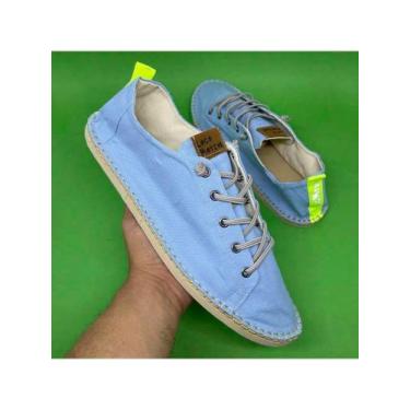 Imagem de Tênis Alpargata Masculino Feminino Moda Liso Oferta  Conforto Calce Fá