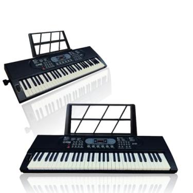 Imagem de Teclado Musical Elétrico 61 teclas Profissional Portátil