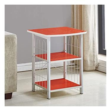 Imagem de SUNESA Suporte de impressão, suporte de impressora de três camadas, rack de arquivos, estante de livros, armazenamento de escritório, cozinha, artigos diversos, mesa de impressora (cor: F)